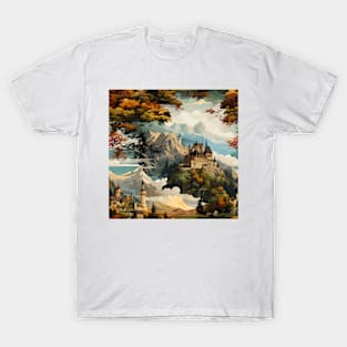 Castles Pattern 1 - Bavaria T-Shirt